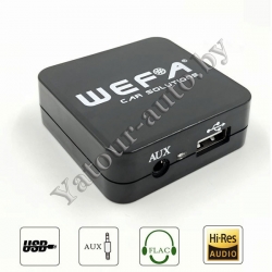 MP3 USB AUX адаптер Wefa WF-605 для Citroen RD4 - читает FLAC!!!